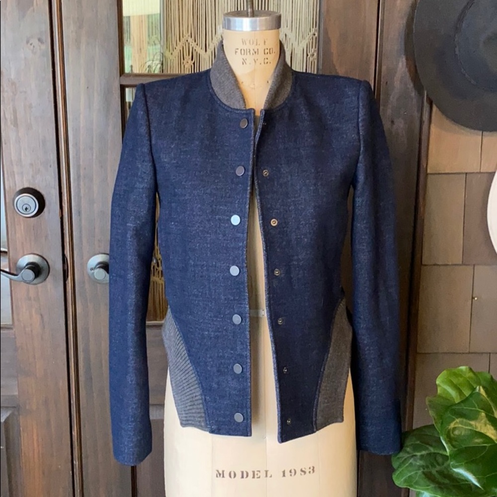 Structured BCBG varsity jacket